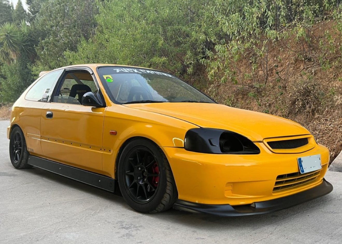 Taloneras de aluminio Civic EK
