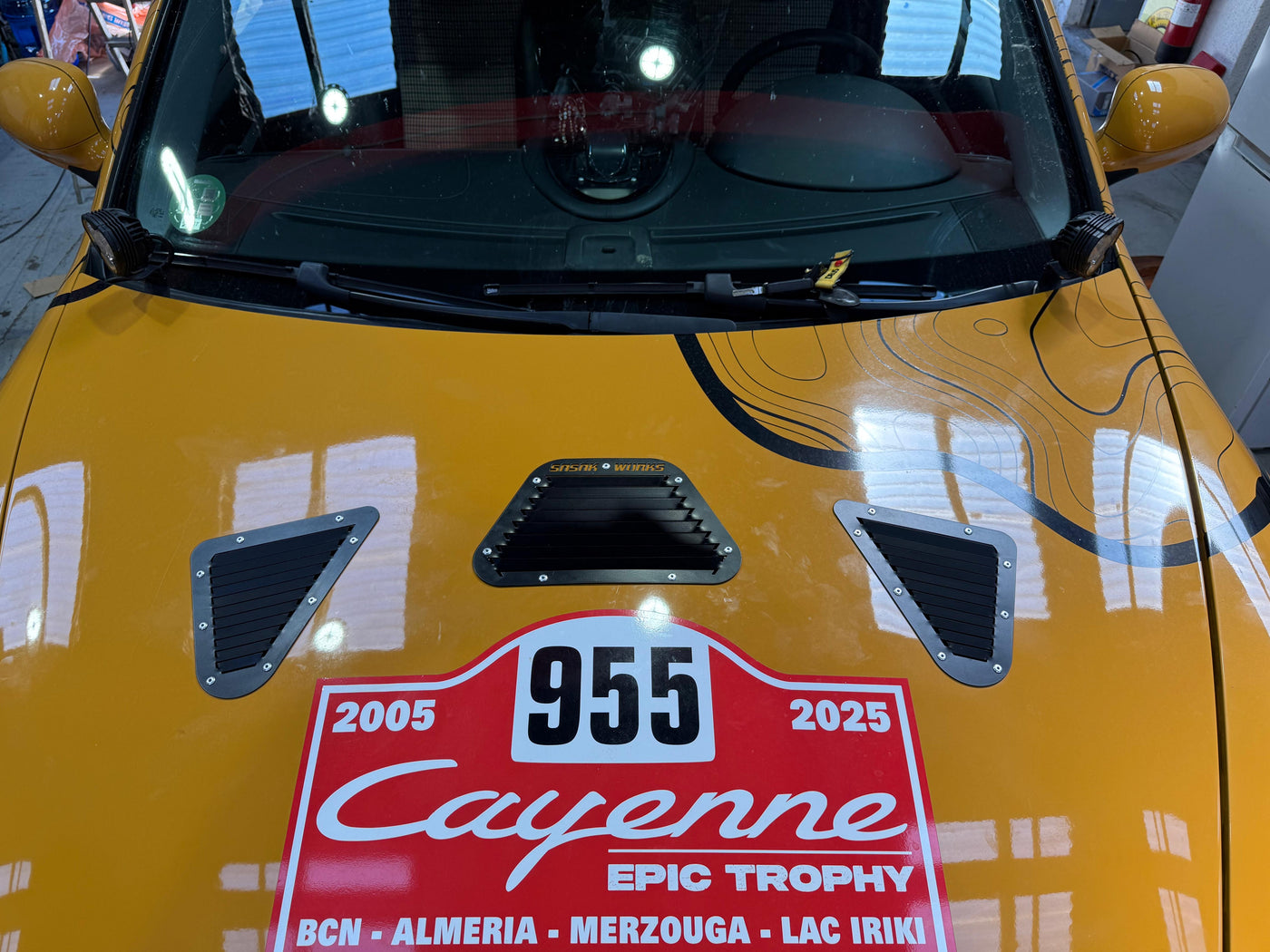 Kit Salidas de Aire Capó Porsche Cayenne