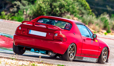 Taloneras de aluminio para CRX Del Sol
