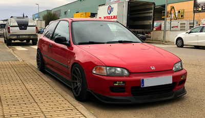 Taloneras de aluminio Civic EG